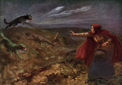 Illustratie voor Het Verhaal van de Ketel door Gordon Frederick after Browne